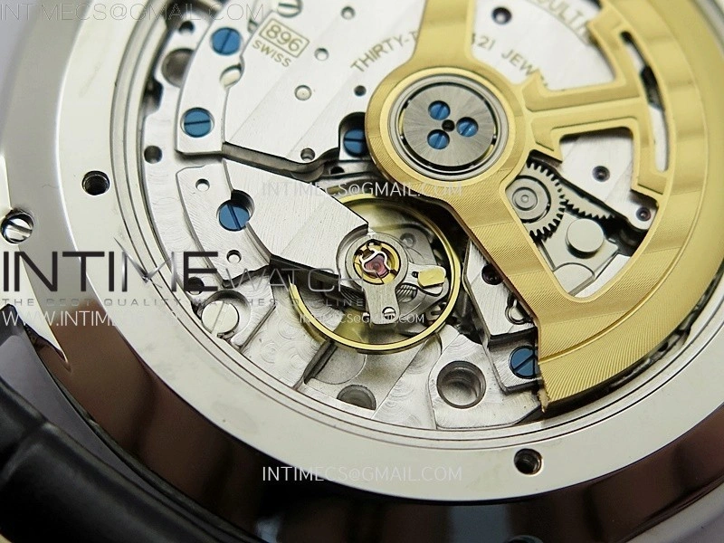 Master Ultra Thin Small Second SS APSF 1:1 Best Edition White Dial on Black Leather Strap SA896 Super Clone