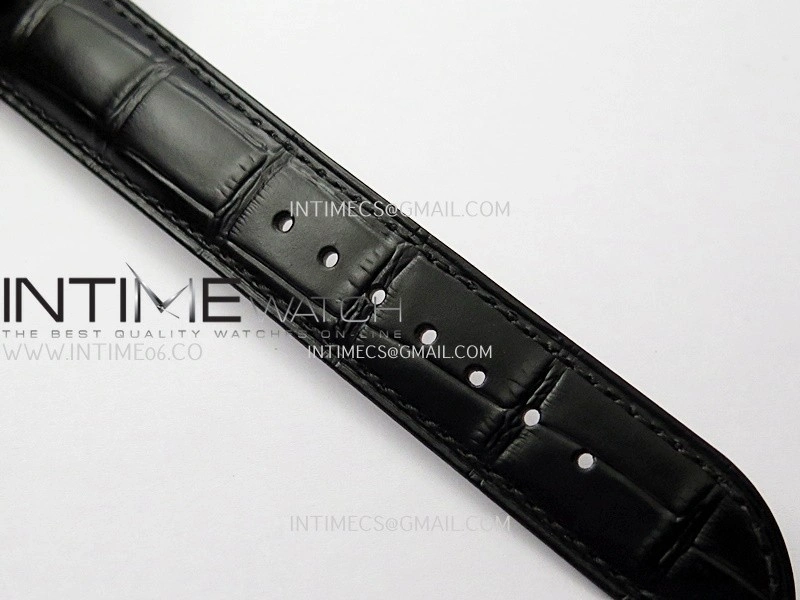 Grand Complications 6102G Moon RG T Crystal YF Black Dial on Black Leather Strap A240