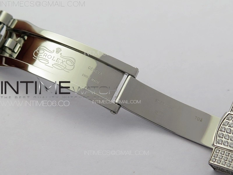 DateJust 41 126334 Full Paved Diamonds BP Best Edition Diamonds Dial Stick Markers on Jubilee Bracelet A2824