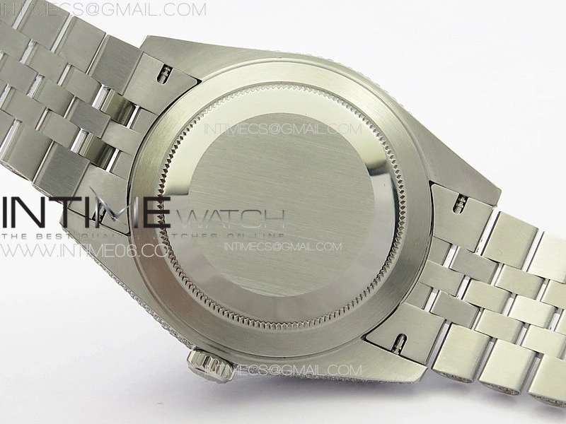 DateJust 41 126334 Full Paved Diamonds BP Best Edition Diamonds Dial Stick Markers on Jubilee Bracelet A2824