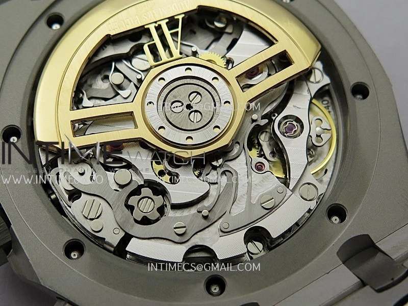 Royal Oak Chrono 26239BC Frosted SS APSF 1:1 Best Edition Gray Dial Black Subdial On Bracelet SA4401 Super Clone