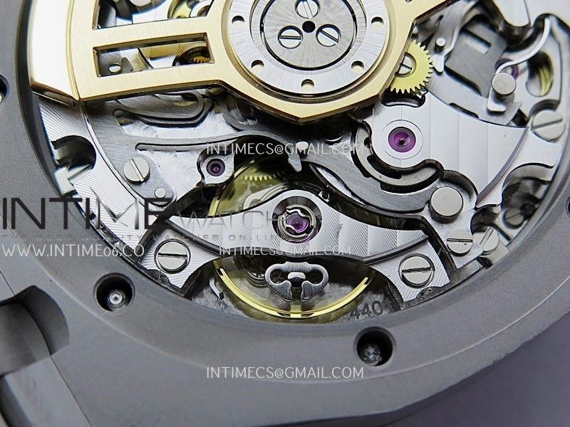 Royal Oak Chrono 26239BC Frosted SS APSF 1:1 Best Edition Gray Dial Black Subdial On Bracelet SA4401 Super Clone