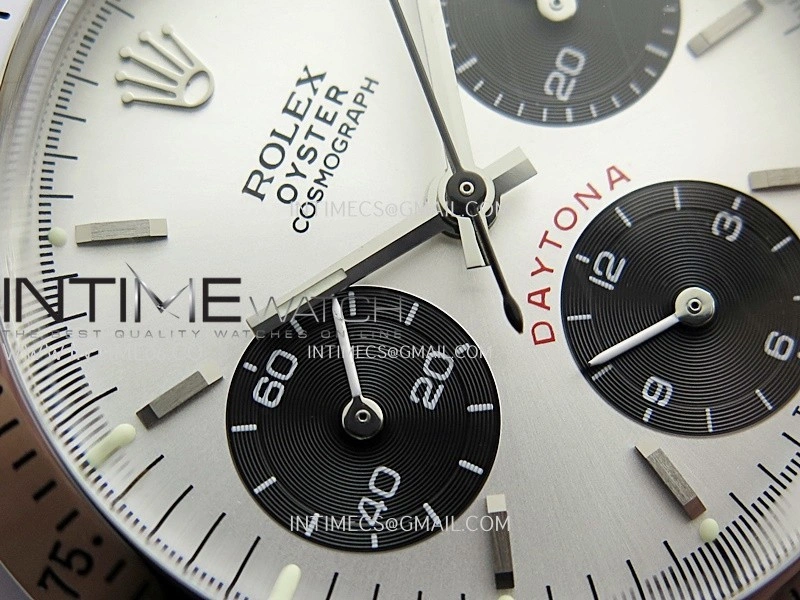 Daytona 6239 Red Daytona Word SS MSF Best Edition Silver Dial Black Subdials On SS Jubilee Bracelet Venus 75