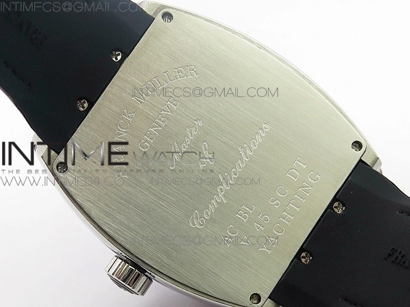 Vanguard V45 SS ABF Best Edition Black Dial Diamonds Markers on Black Gummy Strap A2813