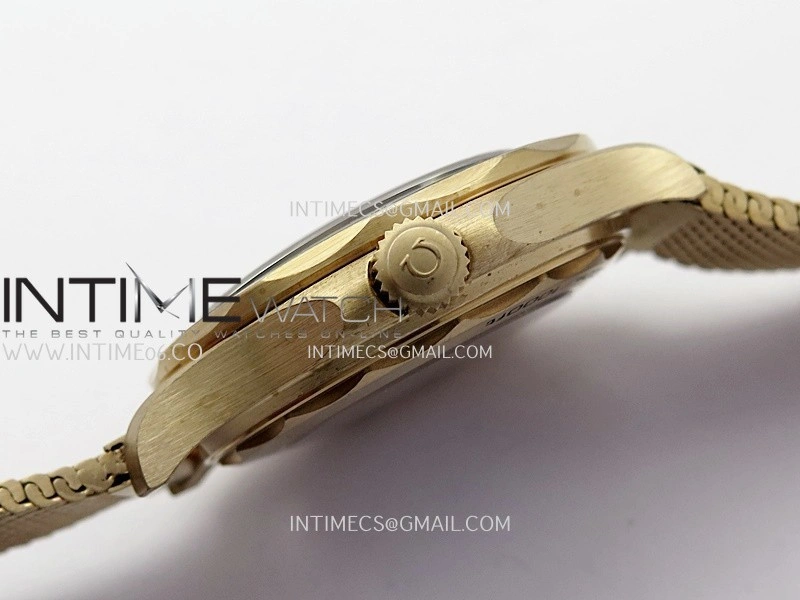 Seamaster 300M "No Time to Die" Bronze Gold VSF 1:1 Best Edition Black Dial On Bronze Gold Mesh Bracelet SA8806 Super Clone
