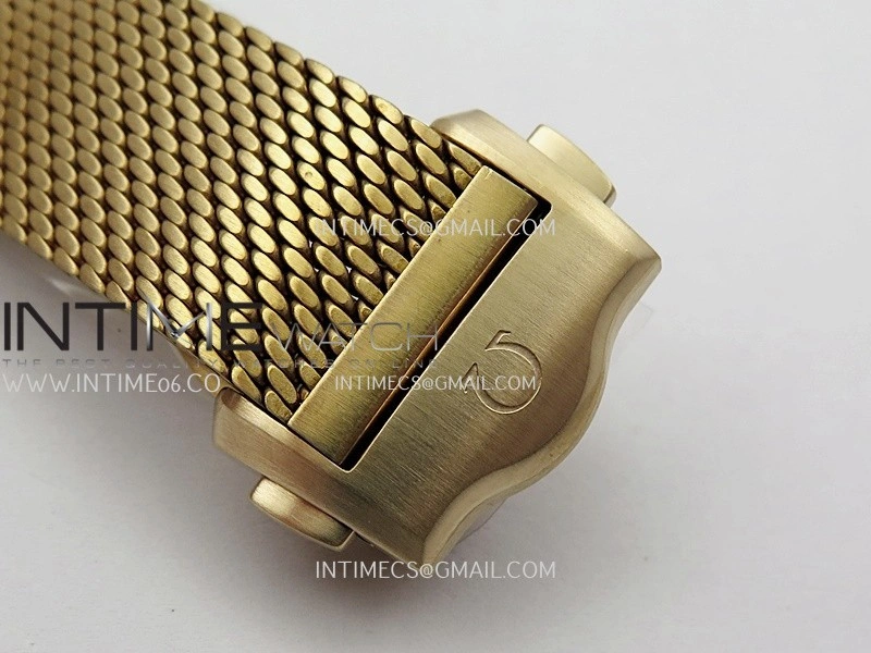 Seamaster 300M "No Time to Die" Bronze Gold VSF 1:1 Best Edition Black Dial On Bronze Gold Mesh Bracelet SA8806 Super Clone