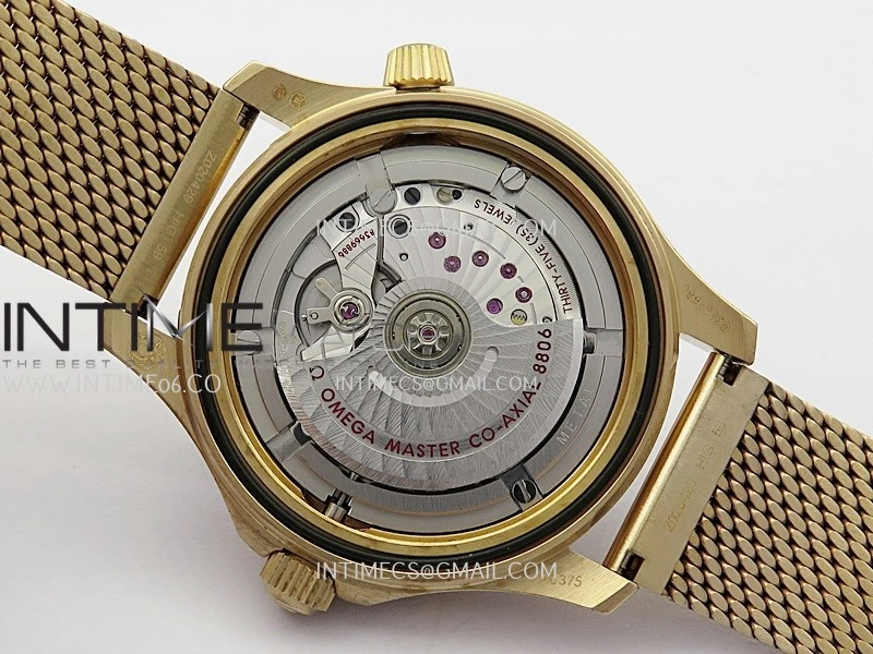 Seamaster 300M "No Time to Die" Bronze Gold VSF 1:1 Best Edition Black Dial On Bronze Gold Mesh Bracelet SA8806 Super Clone