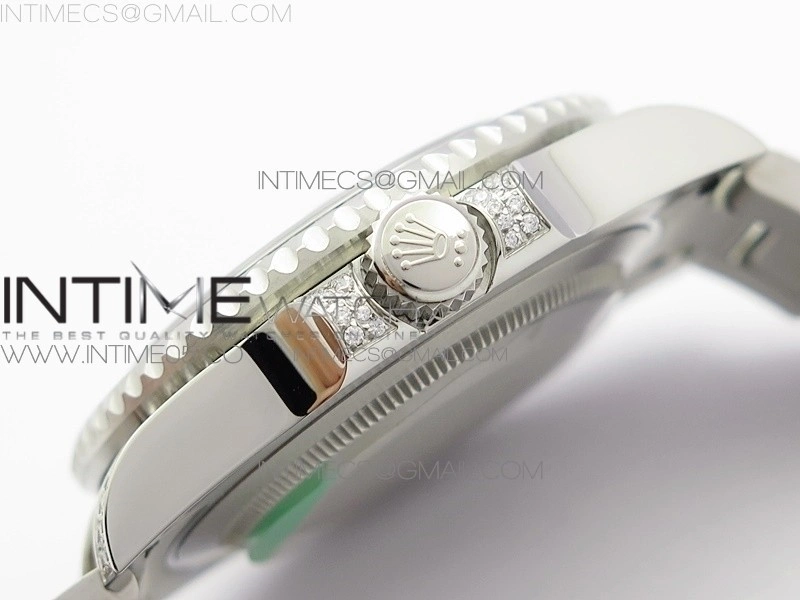 GMT Master II 126710 Red Blue T Crystal VRF Best Edition Black Dial On SS Paved Crystal Bracelet 3186 CHS