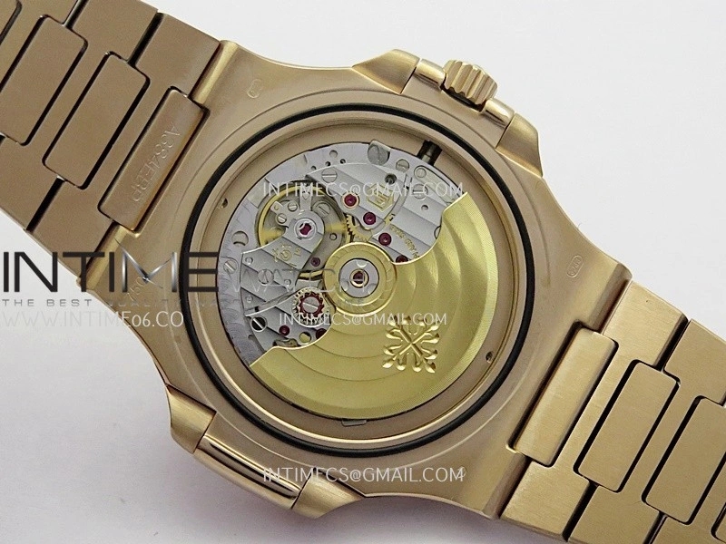 Nautilus 5711 1A RedT Diamond RG GRF 1:1 Best Edition Gray Textured Dial On RG Bracelet Asian 26-330