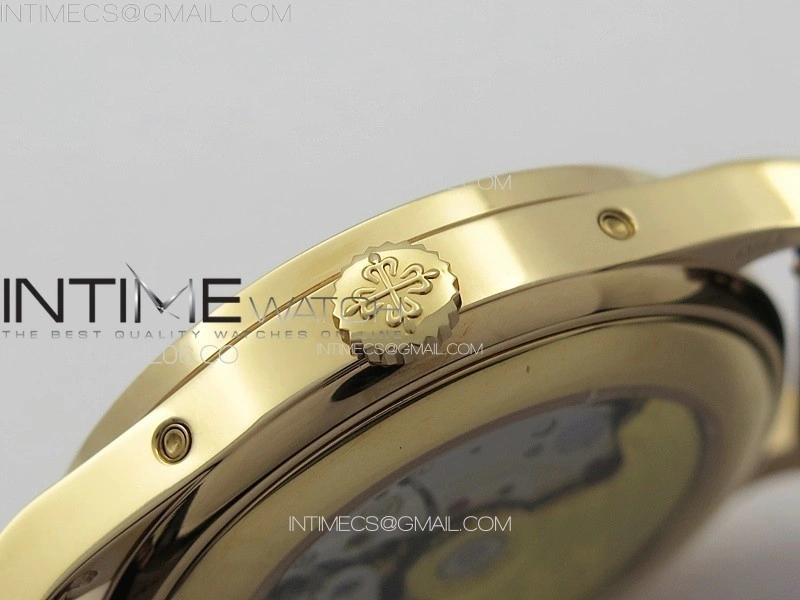Annual Calendar Moonphase 5396 RG PPF 1:1 Best Edition Blue Dial on Blue Leather Strap PPF324