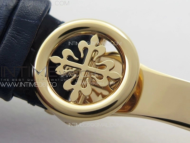 Annual Calendar Moonphase 5396 RG PPF 1:1 Best Edition Blue Dial on Blue Leather Strap PPF324