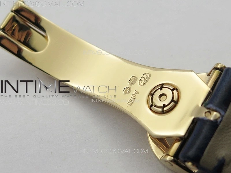 Annual Calendar Moonphase 5396 RG PPF 1:1 Best Edition Blue Dial on Blue Leather Strap PPF324