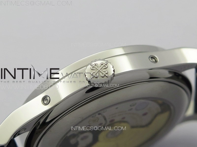 Annual Calendar Moonphase 5396 SS PPF 1:1 Best Edition Blue Dial on Blue Leather Strap PPF324