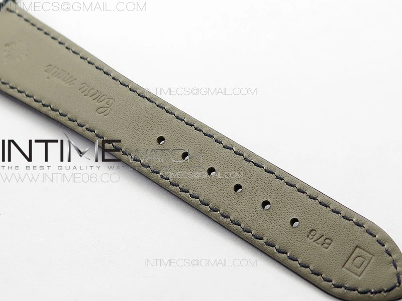 Annual Calendar Moonphase 5396 SS PPF 1:1 Best Edition Blue Dial on Blue Leather Strap PPF324