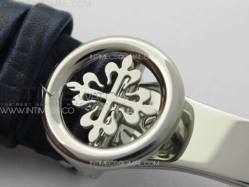 Annual Calendar Moonphase 5396 SS PPF 1:1 Best Edition Blue Dial on Blue Leather Strap PPF324