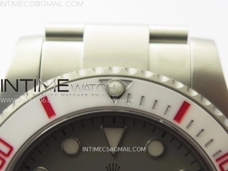 Submariner DIW Sandblasted White Ceramic Bezel VSF 1:1 Best Edition Gray Dial on SS Bracelet VS3135