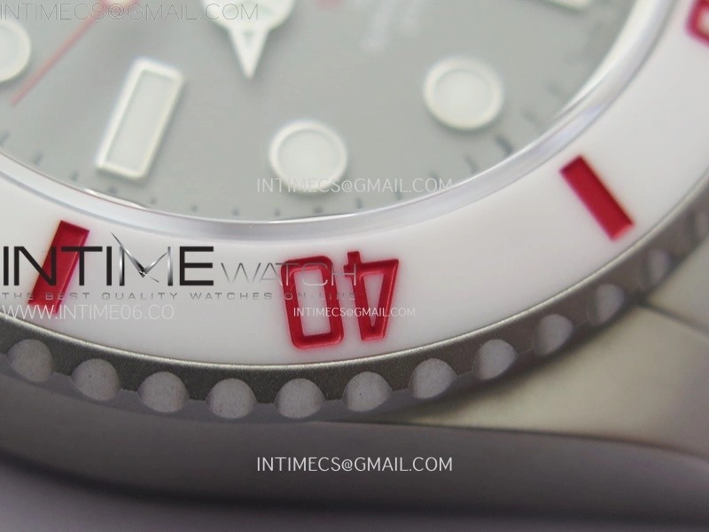 Submariner DIW Sandblasted White Ceramic Bezel VSF 1:1 Best Edition Gray Dial on SS Bracelet VS3135
