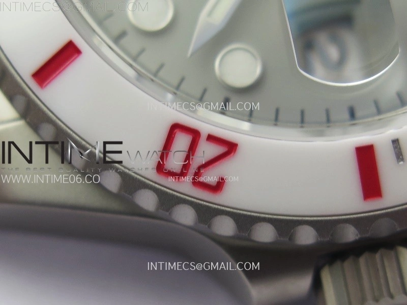 Submariner DIW Sandblasted White Ceramic Bezel VSF 1:1 Best Edition Gray Dial on SS Bracelet VS3135