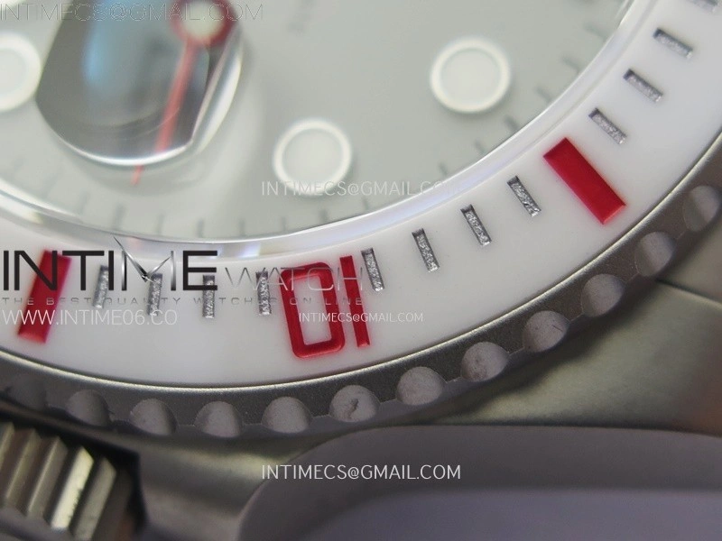 Submariner DIW Sandblasted White Ceramic Bezel VSF 1:1 Best Edition Gray Dial on SS Bracelet VS3135
