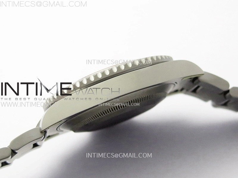 Submariner DIW Sandblasted White Ceramic Bezel VSF 1:1 Best Edition Gray Dial on SS Bracelet VS3135