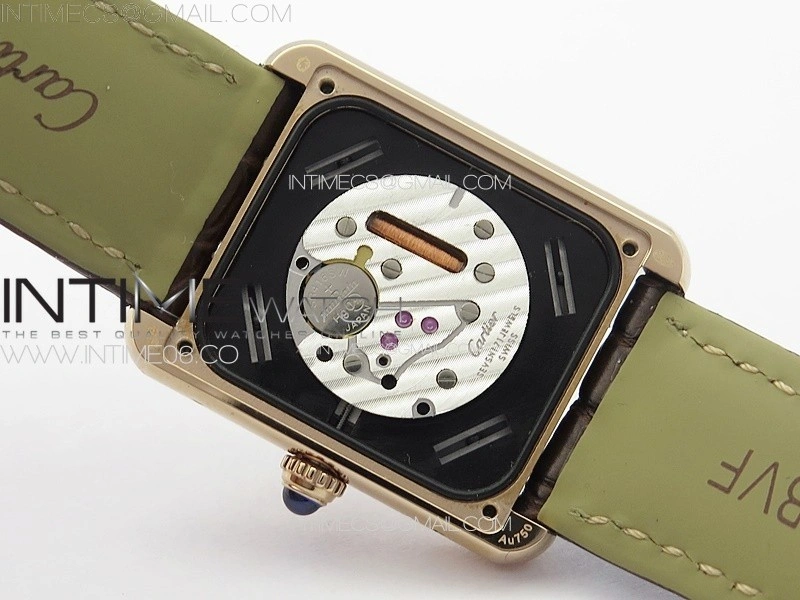 Tank Solo Ladies 25mm RG K11F 1:1 Best Edition White Dial on Brown Leather Strap Ronda Quartz