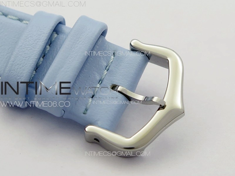 Tank Louis Ladies 25mm SS 8848F 1:1 Best Edition White Dial on Blue Leather Strap Ronda Quartz