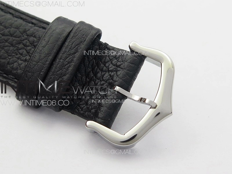 Tank Must Ladies 25mm SS K11F 1:1 Best Edition White Dial on Black Leather Strap Ronda Quartz