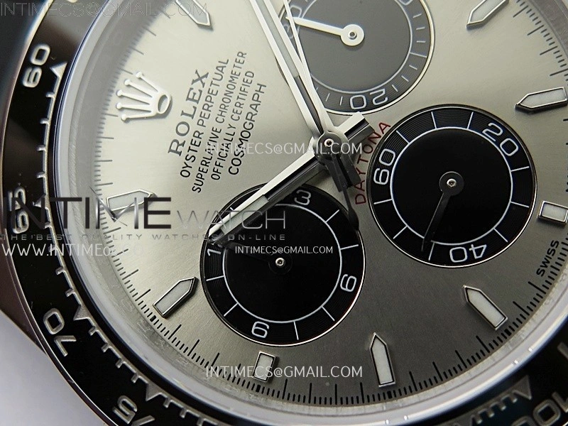 Daytona 126519 QF Gain Weight 1:1 Best Edition SS Color Dial Black Subdial Sticks Markers on Oysterflex Strap SH4131 V11
