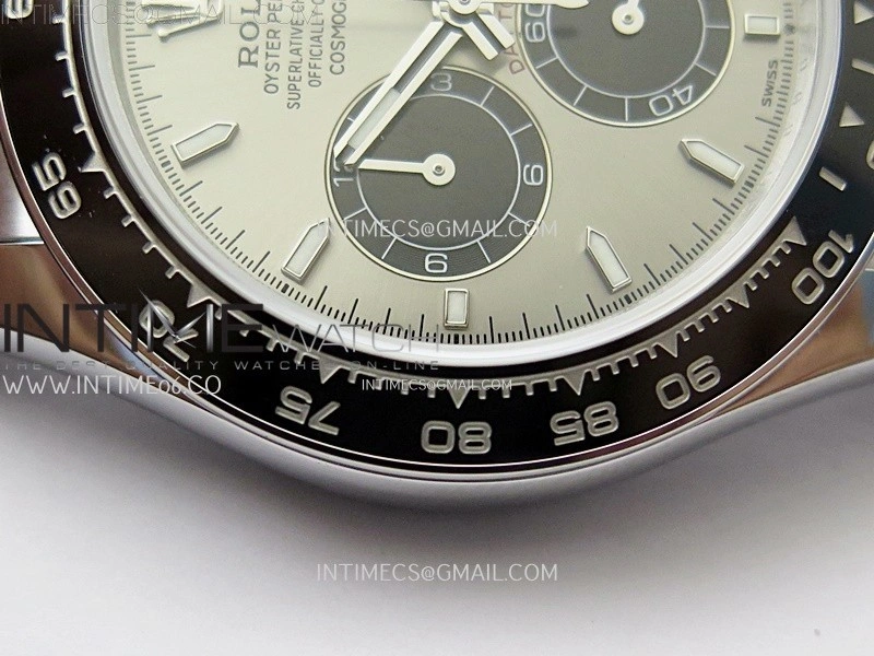 Daytona 126519 QF Gain Weight 1:1 Best Edition SS Color Dial Black Subdial Sticks Markers on Oysterflex Strap SH4131 V11