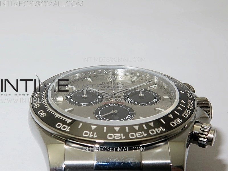 Daytona 126519 QF Gain Weight 1:1 Best Edition SS Color Dial Black Subdial Sticks Markers on Oysterflex Strap SH4131 V11