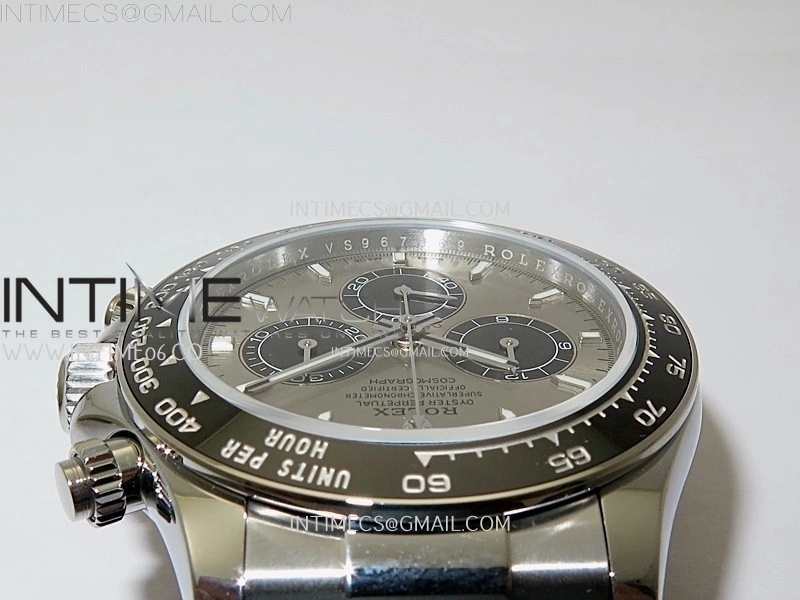 Daytona 126519 QF Gain Weight 1:1 Best Edition SS Color Dial Black Subdial Sticks Markers on Oysterflex Strap SH4131 V11