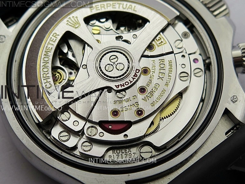 Daytona 126519 QF Gain Weight 1:1 Best Edition SS Color Dial Black Subdial Sticks Markers on Oysterflex Strap SH4131 V11