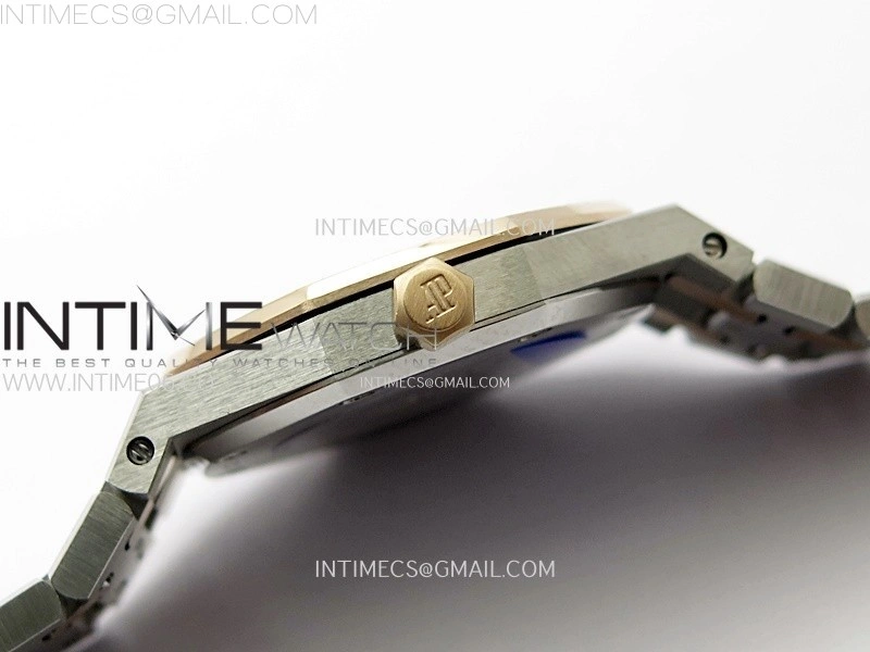 Lady Royal Oak 33mm 67651 Diamonds bezel SS RG ZF 1:1 Best Edition White Textured Dial on SS Bracelet RONDA Quartz