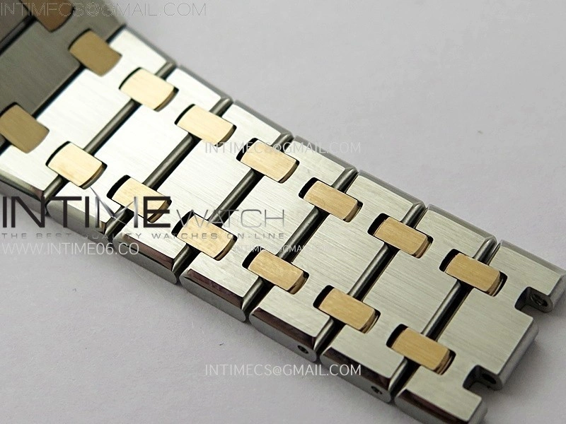 Lady Royal Oak 33mm 67651 Diamonds bezel SS RG ZF 1:1 Best Edition White Textured Dial on SS Bracelet RONDA Quartz