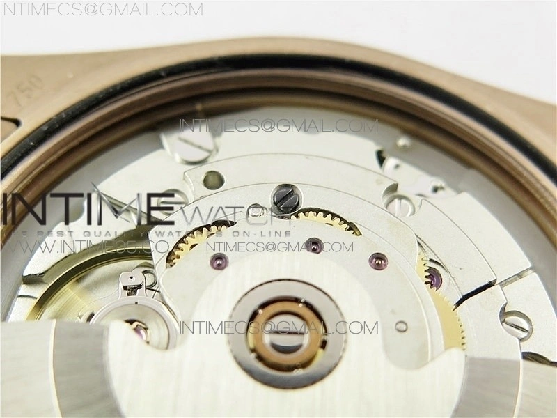 Day-Date 36 128239 RG BP Best Edition Gray Sticks Markers Dial on RG President Bracelet