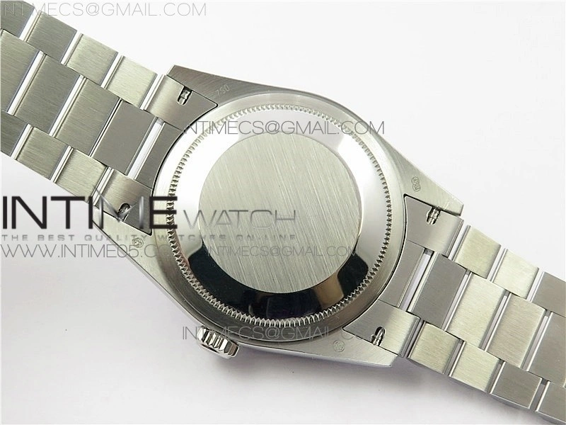 Day-Date 36 128239 SS BP Best Edition Black Stick Markers Dial on SS President Bracelet