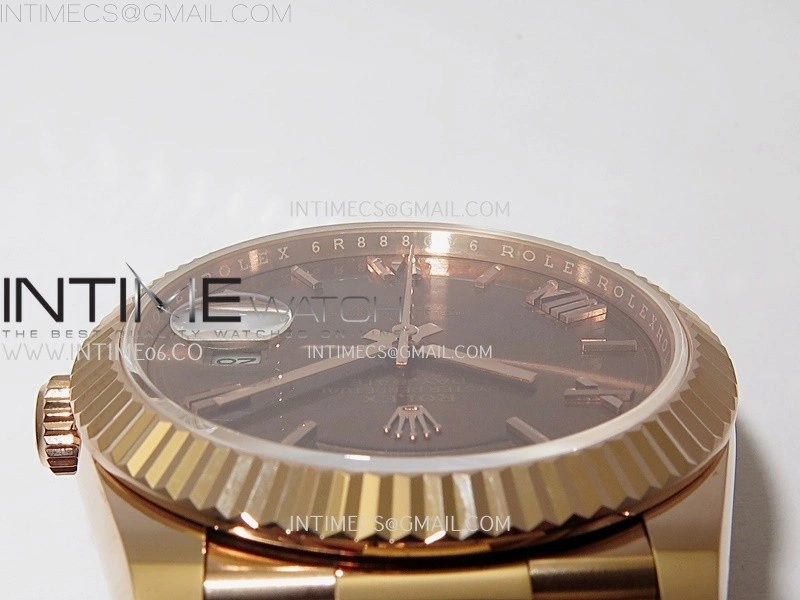 Day Date 40 RG 228235 Noob 1:1 Best Edition Brown Roman Dial on President Bracelet A2836