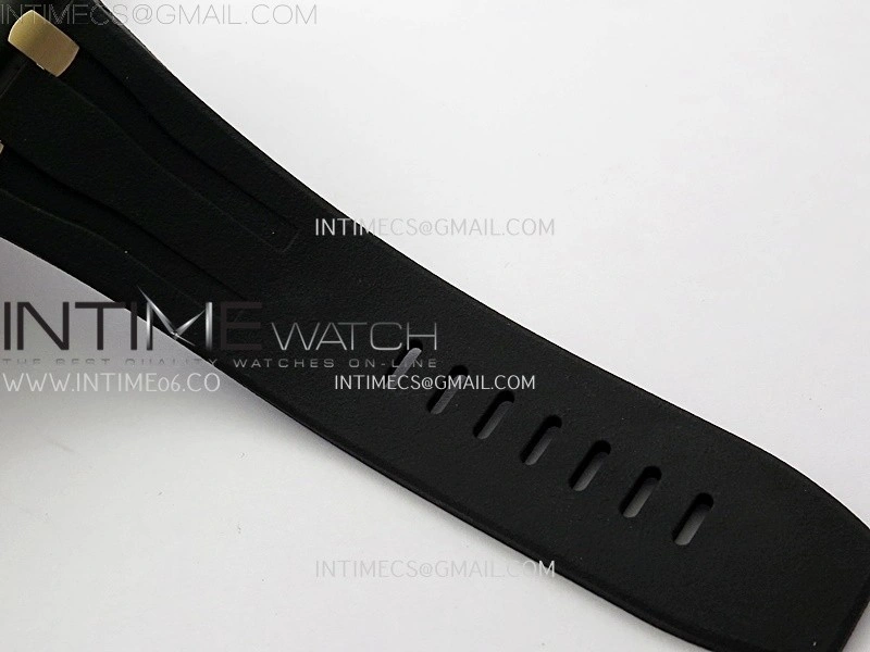 Royal Oak Offshore 44mm Black Ceramic RG TKF 1:1 Best Edition Gray Dial on Black Rubber Strap A3126