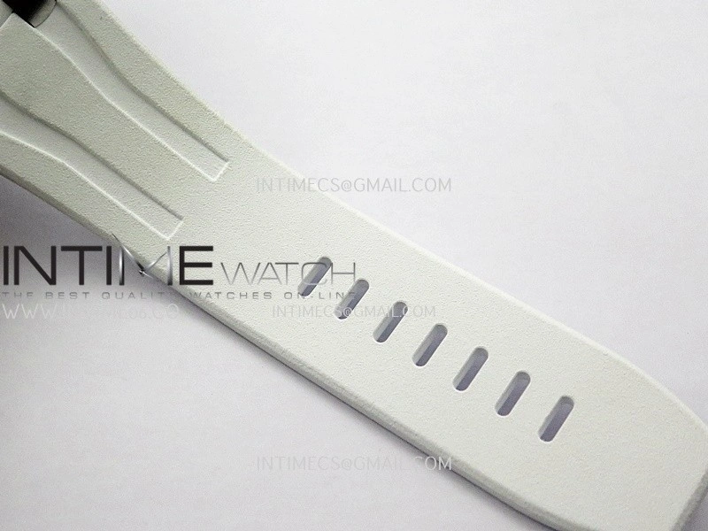 Royal Oak Offshore 44mm White Ceramic APJF 1:1 Best Edition White Dial On White Rubber Strap A3126