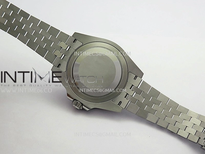 GMT-Master II 126710 BLNR Black Blue 904L SS Gold Factory 1:1 Best Edition Black Dial On Jubilee Bracelet SH3285 CHS