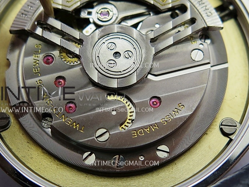 Top Time AB3113 38mm SS BLSF 1:1 Best Edition Blue Dial On Black Leather Strap Asian B31