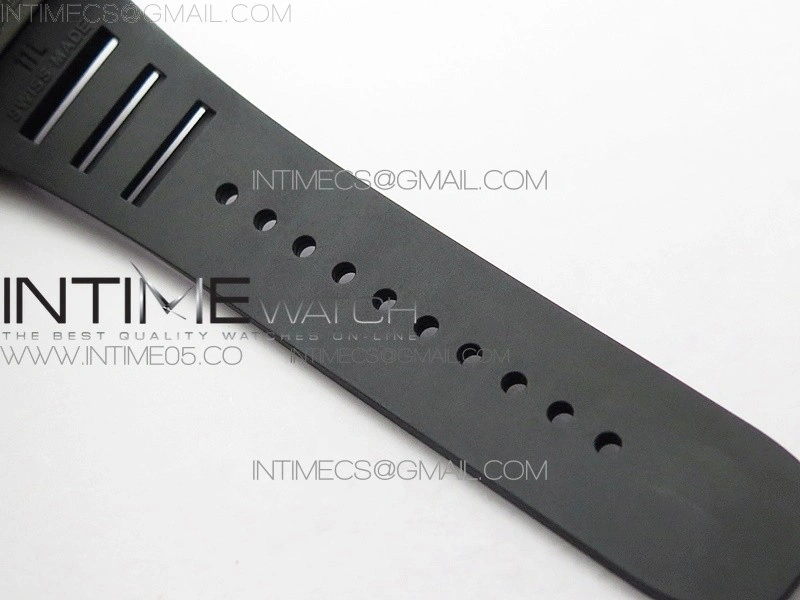 RM12-1 Real Tourbillon Forge Carbon KVF Best Edition Skeleton Dial Yellow inner bezel on Black Rubber Strap