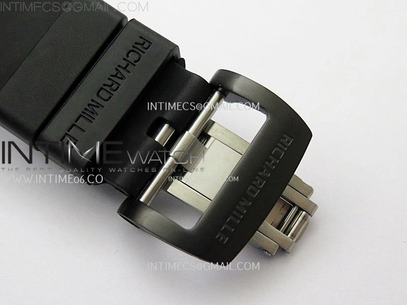 RM066 Real Forge Carbon RG YSF Best Edition Skeleton Dial on Black Rubber Strap Asian Tourbillon