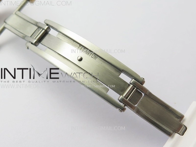RM052 Skull White Ceramic RG Real Tourbillon YSF Best Edition RG Skull Dial on White Rubber Strap