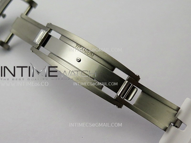 RM055 Transparent Blue Inner Sonic Best Edition Skeleton Dial On White Rubber Strap RMUL2 Super Clone