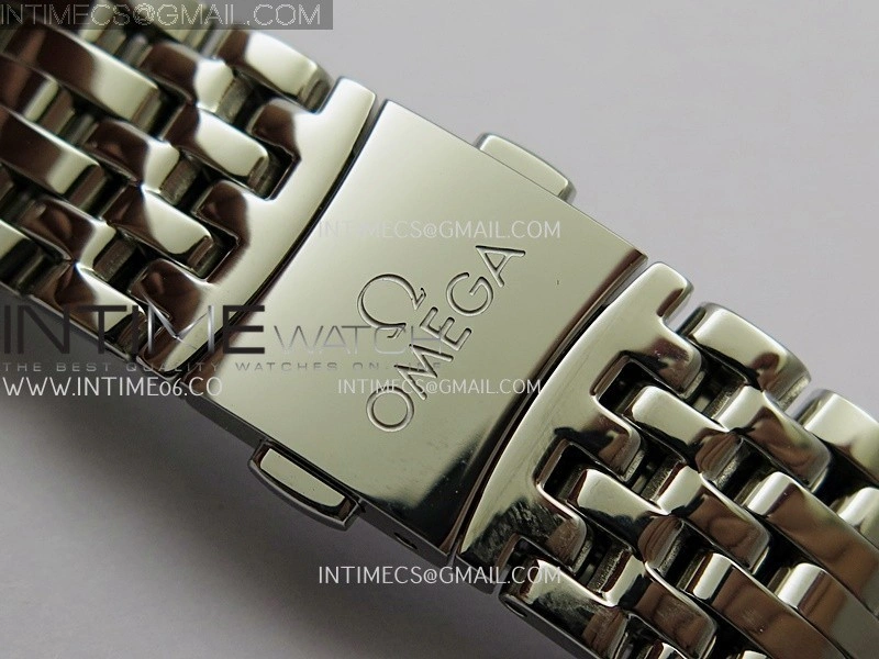 De Ville Prestige 34mm SS VSF 1:1 Best Edition Green Dial YG Marker On SS Bracelet A8000