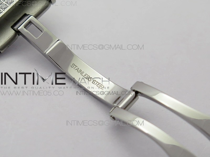 La d de dior satine SS YG Crystal Bezel 8848F 1:1 Best Edition Malachite on SS bracelet Swiss Quartz