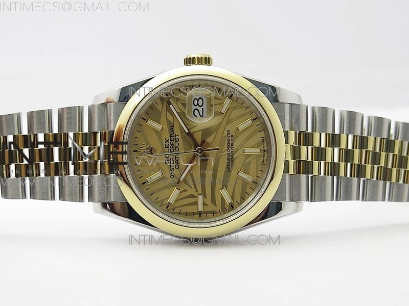 DateJust 36 SS YG 126203 JDF 1:1 Best Edition New YG Style 2 Dial on Jubilee Bracelet