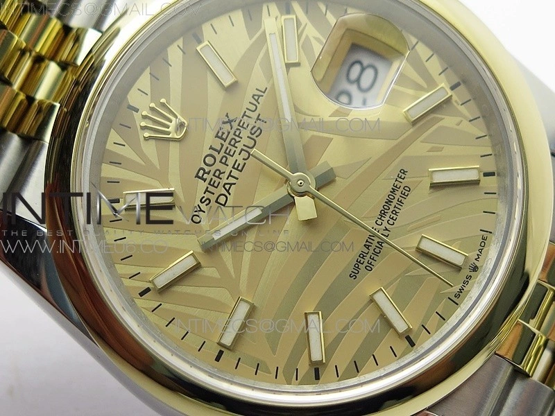 DateJust 36 SS YG 126203 JDF 1:1 Best Edition New YG Style 2 Dial on Jubilee Bracelet