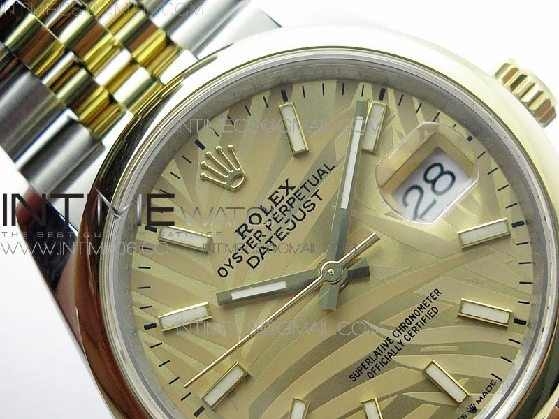 DateJust 36 SS YG 126203 JDF 1:1 Best Edition New YG Style 2 Dial on Jubilee Bracelet